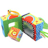 Image of Soft Safe Distorting Mirror Toy Colorful Baby Coth Cube