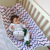 Image of Cotton Material Adjustable Straps Nursery Bed